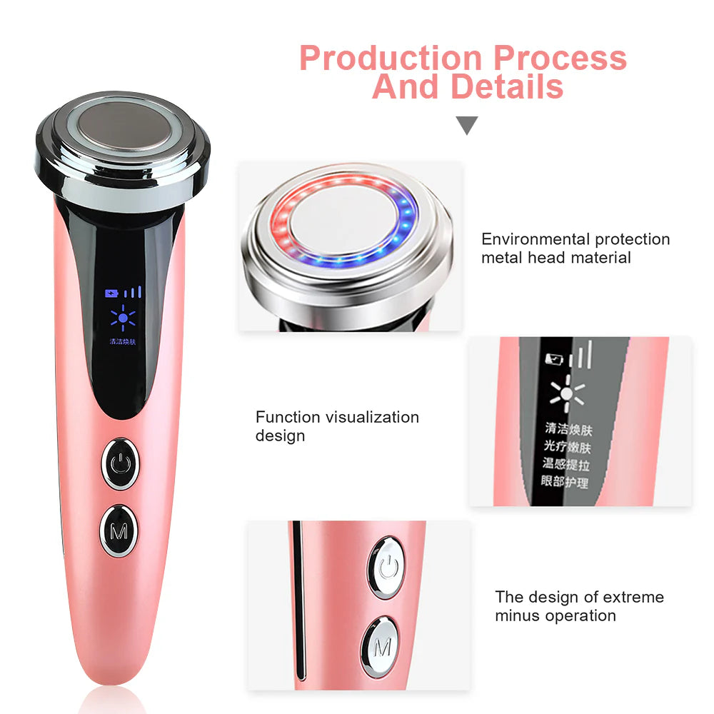 Facial Glow Enhancing LED Light Therapy Device