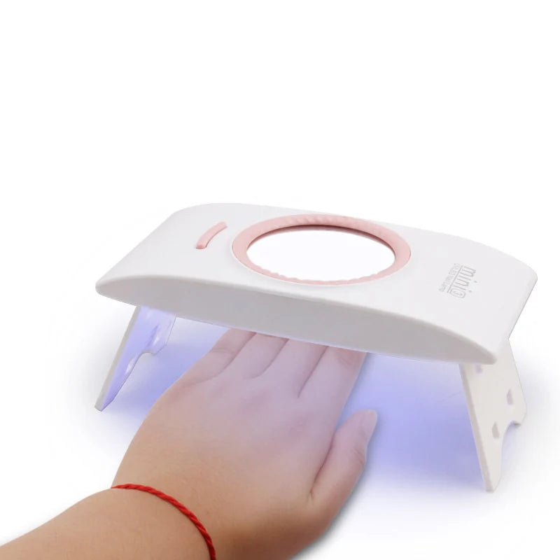 Compact Foldable UV Nail Therapy Device